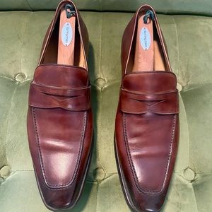 Magnini Brown Penny Loafers  Mens shoes size 12
